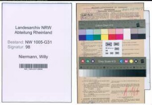 Entnazifizierung Willy Niermann , geb. 30.10.1903 (Gastwirt)