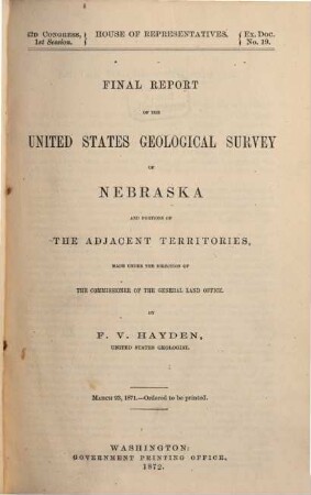 House documents. [267,b.] 1872 = Congress 42, Sess. 1
