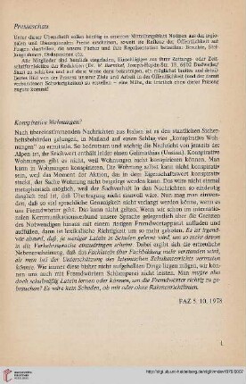Presseschau
