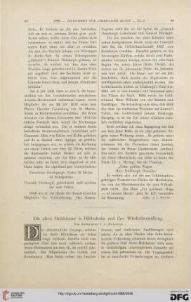 Die alten Holzhäuser in Hildesheim und ihre Wiederherstellung
