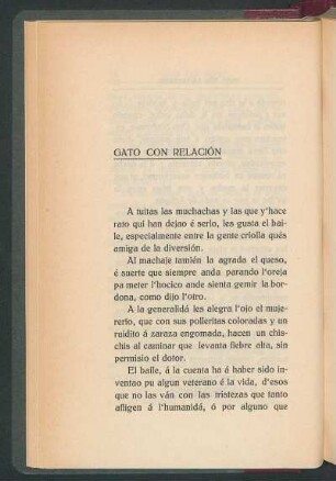 Gato con relación