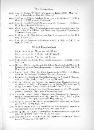 XI. 4. d. Kunsthandwerk
