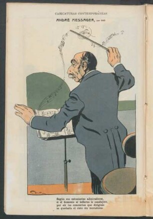 André Messager : Caricaturas contemporáneas