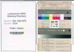Entnazifizierung Helene Pollen , geb. 00.00.0000 ()