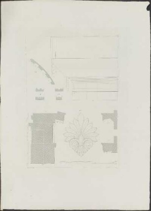 Pl. 6. F. I. Chapiteau en grand du temple, dans son état actuel.
