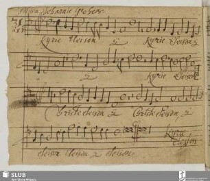 [Groh, Johann:] Missa