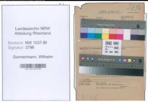 Entnazifizierung Wilhelm Gonnermann , geb. 01.09.1909 (Arzt)