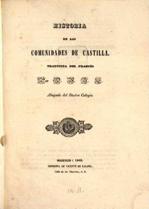 Historia de las comunidades de Castilla