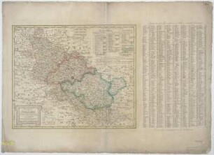Karte von Schlesien, 1:770 000, Kupferstich, 1806