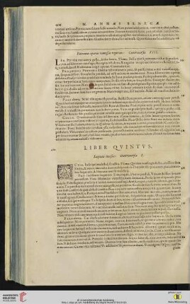 Liber qvintvs
