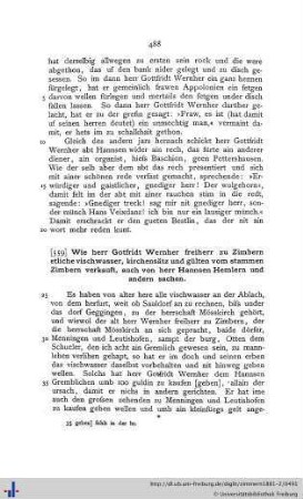 Wie herr Gotfridt Wernher freiherr zu Zimbern etliche vischwasser, kirchensätz und gülten vom stammen Zimbern verkauft...