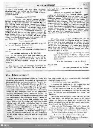 Zur Jahreswende!