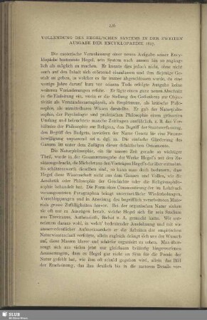 Vollendung des Hegel'schen Systems in der zweiten Ausgabe der Encykopädie 1827