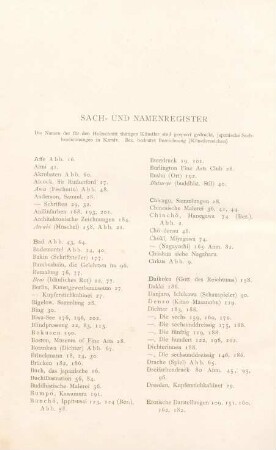 Sach- und Namenregister