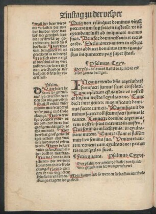 Feria quarta. Psalmus. Cxxvi.