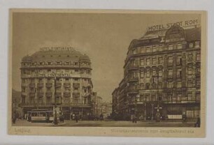 Wintergartenstrasse vom Hauptbahnhof aus