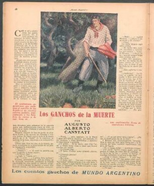 Los ganchos de la muerte : Los cuentos gauchos de Mundo Argentino