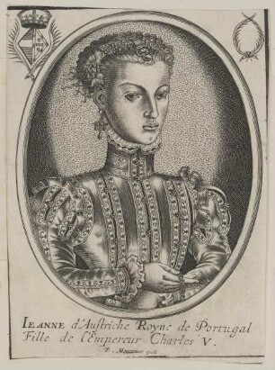 Bildnis der Ieanne d'Austriche, Prinzessin von Portugal