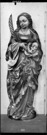 Reute Katholische Pfarrkirche Sankt Felix und Regula Plastik der Heiligen Regula (um 1520)