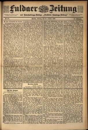 Ausgabe vom Montag, den 10. Oktober 1898.