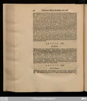 Sectio XVIII. De re literaria.