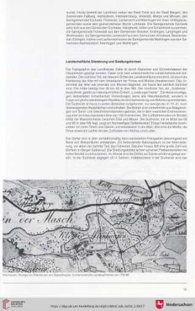 Landschaftliche Gliederung und Siedlungsformen