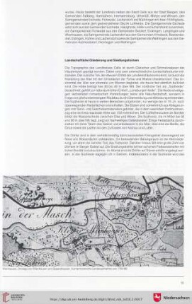 Landschaftliche Gliederung und Siedlungsformen