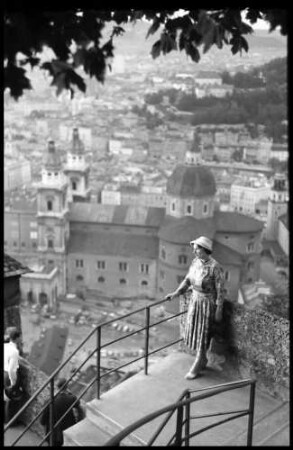 Salzburg: Kanzel an der Hohensalzburg, mit Spitzli