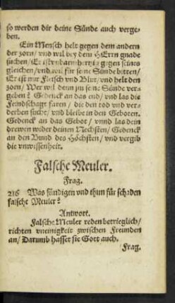 Falsche Meuler.