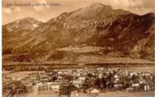 Ansicht von Bad Reichenhall, mit Blick auf den Hochstaufen