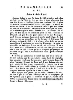 § VI. Systême de Sanson le pere, & autres.