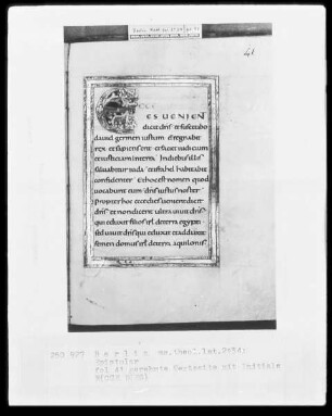 Epistolar aus Trier — Initiale E(CCE DIES), Folio 41recto