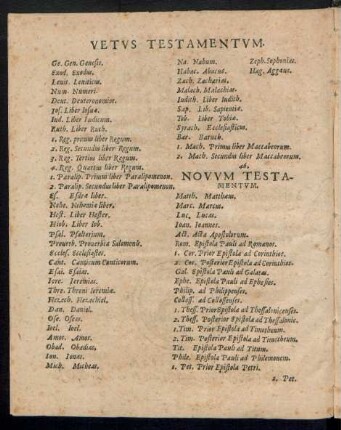 Novum Testamentum.