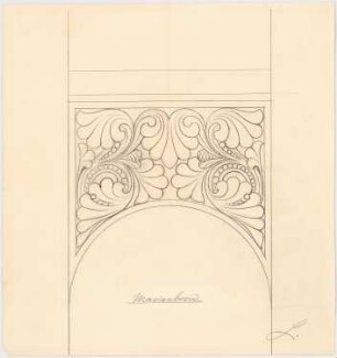 Stiftskirche, Marienborn Umbau: Orgel: Halbbogenausschmückungen