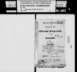 Entrichtung des Chaussee- und Brückengeldes, herrschaftliche Fuhren; Befreiung der fürstlich hechingischen herrschaftlichen Fuhren vom Chaussee- und Brückengeld
