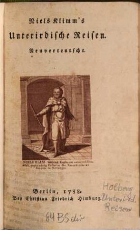 Niels Klimm's unterirdische Reisen