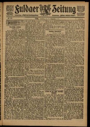 Zweite Ausgabe vom Samstag, den 19. Dezember 1903.