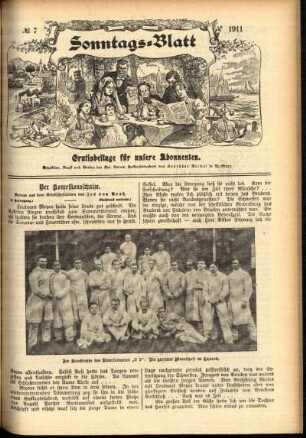 Ausgabe vom Sonntag, den 12. Februar 1911.