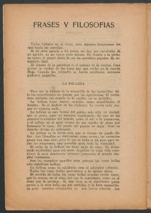 La belleza