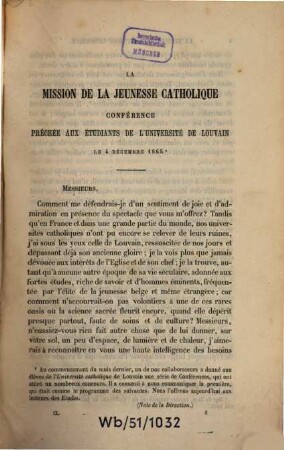 Etudes religieuses, historiques et littéraires. 8, 8. 1865