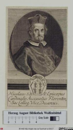 Bildnis Niccolò Acciaiuoli (lat. Nicolaus Acciaiolus)