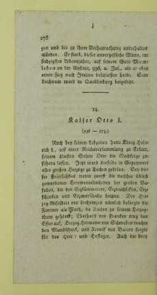 14. Kaiser Otto I. (936-973)