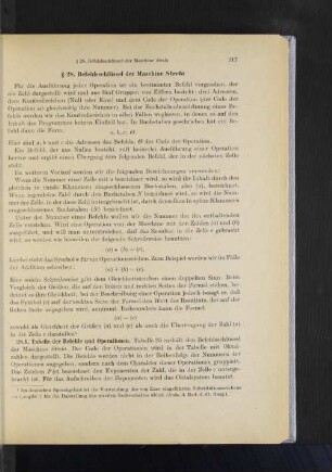 § 28. Befehlsschlüssel der Maschine Strela