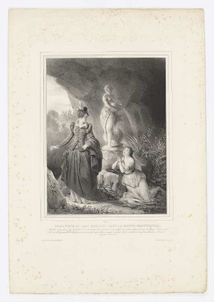 Élisabeth et Amy Robsart dans la Grotte des Nymphes
