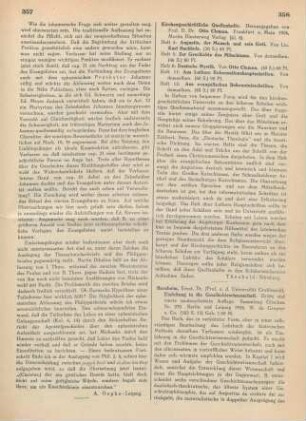 358-359 [Rezension] Bernheim, Ernst, Einleitung in die Geschichtswissenschaft