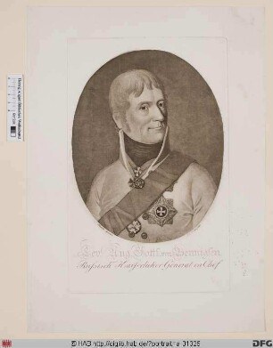 Bildnis Levin August Gottlieb von Bennigsen (1813 Graf)