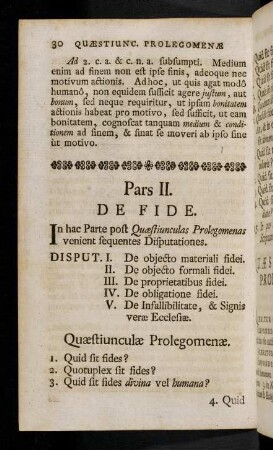 30-574, Pars II. De Fide