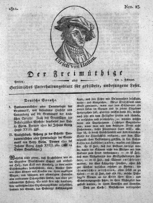 Nro. 23, Freitag, den 1. Februar 1811