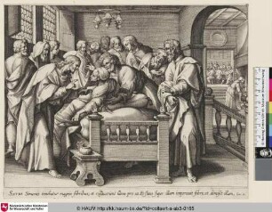 [Christ Healing Peter's Mother-in-law; Christus heilt die Schwiegermnutter des Petrus]
