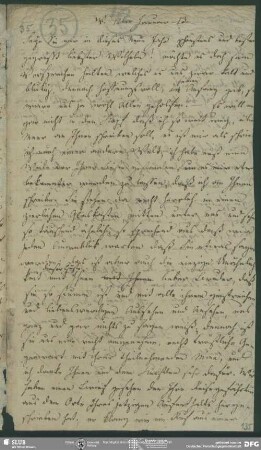 Eigenh. Brief von Dorothea von Schlegel an August Wilhelm von Schlegel, Wien, 12.01.1813
